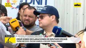 “Vamos a responder con trabajo”: Orué asegura que recibió el respaldo de Peña  - ABC Noticias - ABC Color