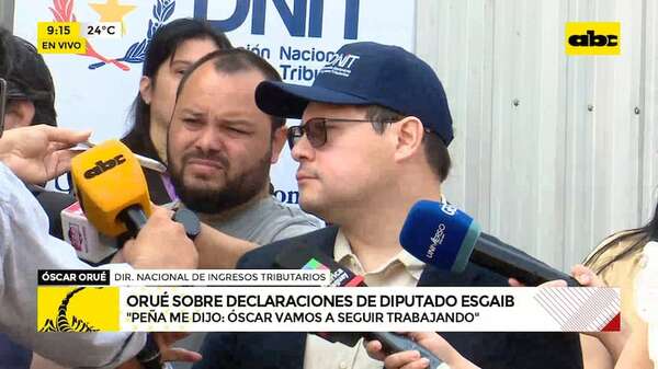 “Vamos a responder con trabajo”: Orué asegura que recibió el respaldo de Peña - ABC Noticias - ABC Color