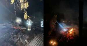 Diario HOY | Voraz incendio afectó a una vivienda en San Juan del Paraná