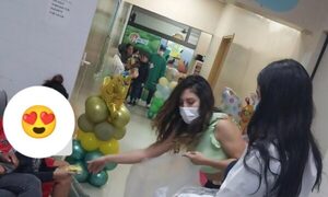 Cuerona dio alegrón a los niños en el Acosta Ñu