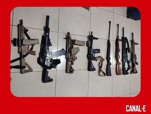 SENAD INCAUTA ARMA DE GUERRA EN ESTABLECIMIENTO GANADERO