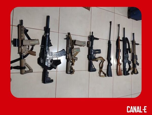 SENAD INCAUTA ARMA DE GUERRA EN ESTABLECIMIENTO GANADERO