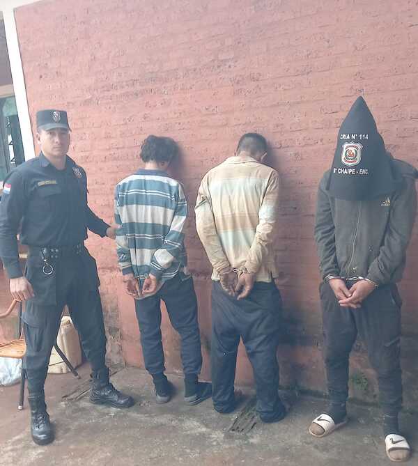 Al menos 3 detenidos en las últimas horas en Chaipé