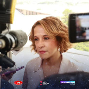LEA GIMÉNEZ AL CAF TRAS DEJAR SU CARGO COMO JEFA DEL GABINETE - TVS