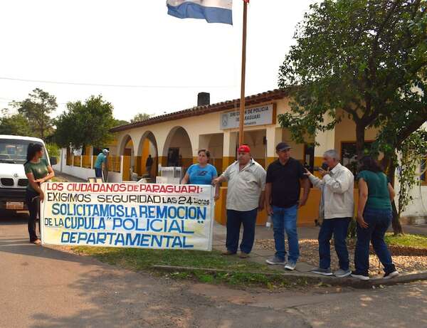 Inseguridad: piden cambio de cúpula policial departamental de Paraguarí - Nacionales - ABC Color
