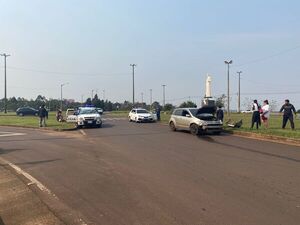 Motociclista en grave estado tras accidente sobre la Ruta PY01