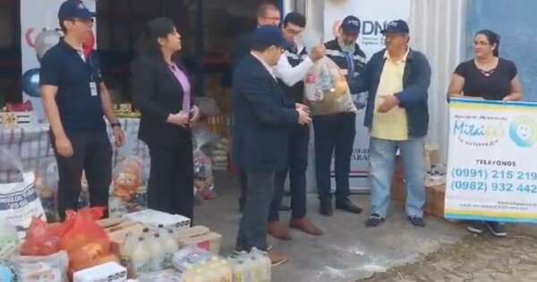 La Nación / Comedores de niños recibieron 300 kilos de productos decomisados