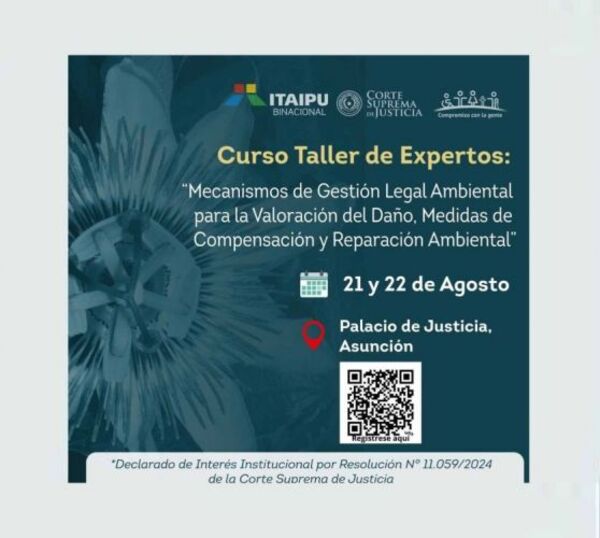 Curso taller de Gestión Legal para la Valoración del Daño y Reparación Ambiental