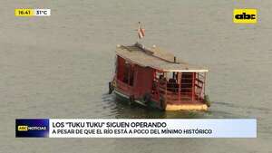 Los “Tuku Tuku” siguen operando: a pesar de que el río está a poco del mínimo histórico - ABC Noticias - ABC Color