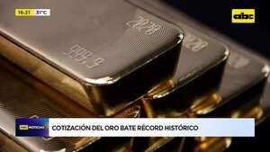 Video: cotización del oro bate récord histórico - ABC Noticias - ABC Color