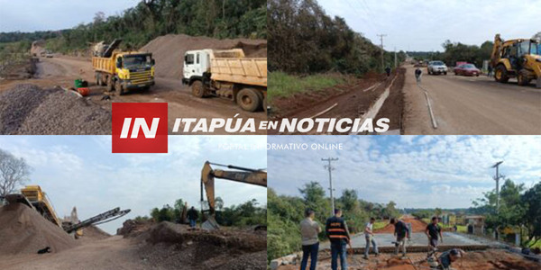 SEBASTIÁN REMESOWSKI: “SE REALIZAN IMPORTANTES OBRAS VIALES EN ITAPÚA” - Itapúa Noticias