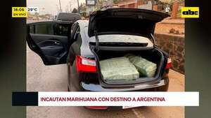 Video: cae automóvil repleto de marihuana en Encarnación  - Crimen y castigo - ABC Color