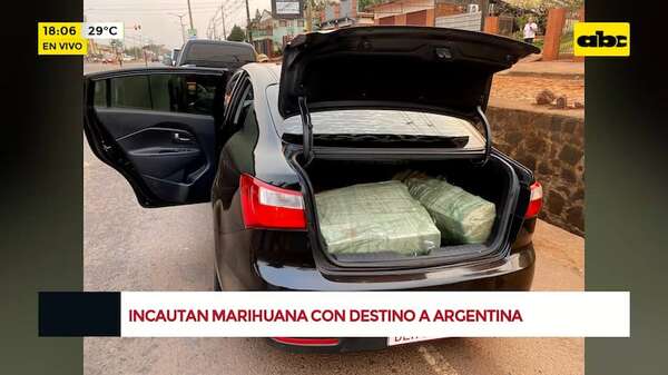 Video: cae automóvil repleto de marihuana en Encarnación - Crimen y castigo - ABC Color