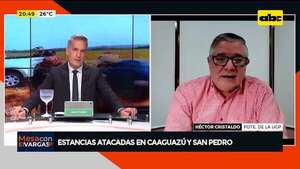Ataque a estancias en Caaguazú y San Pedro: ‘‘Esperamos que las instituciones actúen’', dice UGP - Mesa de Periodistas - ABC Color