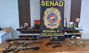 Incautan arsenal de armas de grueso calibre durante operativo en Amambay – Diario TNPRESS