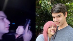Novio de Onichan mostró pistola y lanzó una amenaza de muerte