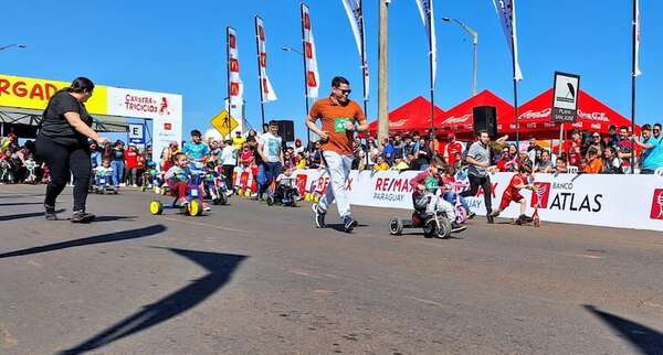 Carrera de Triciclos: evento deportivo para los más pequeños en Encarnación - Nacionales - ABC Color