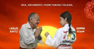 La Nación / Padre Villalba estrena la película “Karape’i”, inspirada en “Karate Kid”
