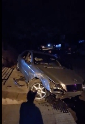Borracho entró por la muralla de periodista deportivo