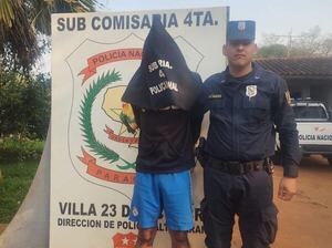 En incidentado procedimiento, detenido amenazó con quemar vivienda de policía - ABC en el Este - ABC Color
