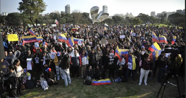 Inéditas movilizaciones en el mundo por el cambio en Venezuela