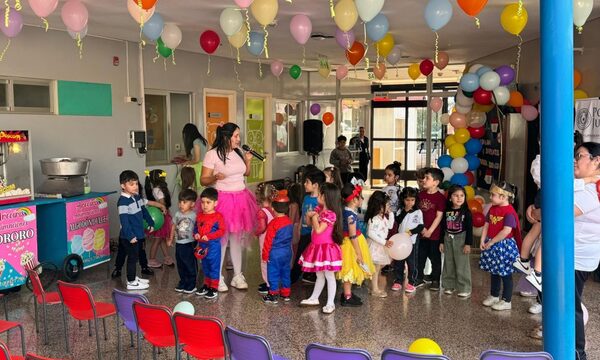 Colorido festejo en homenaje al día del Niño en el Palacio de Justicia de CDE