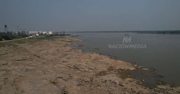 La Nación / El río Paraguay está a 10 cm de superar su bajante histórica