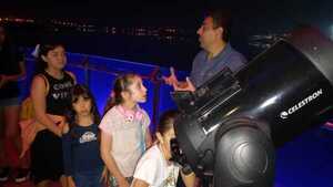 Observación lunar en el Mirador de Cambyretá fue todo un éxito