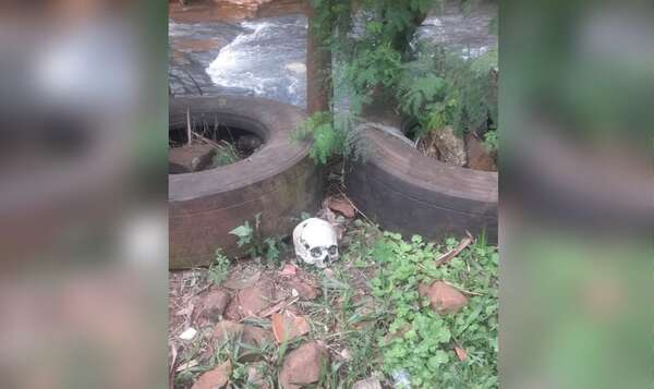 Niños encontraron un cráneo humano en un arroyo - ABC en el Este - ABC Color