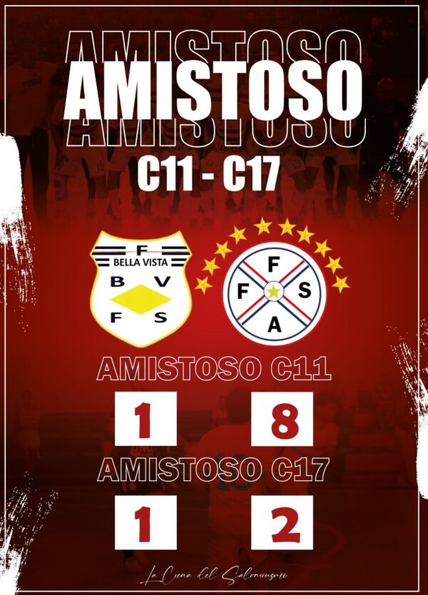 Goleada de Amambay en la C11 y C17 en Bella Vista