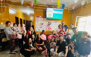 Alegría y color por día del niño en el hospital materno infantil Yguazu