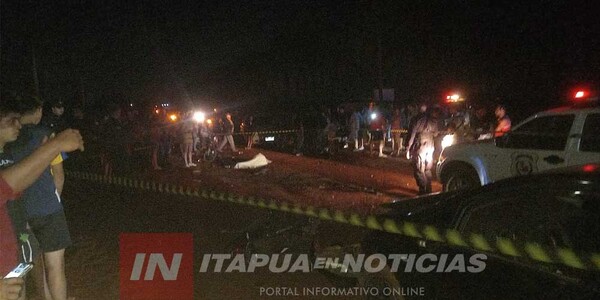 MOTOCICLISTA FALLECE TRAS COLISIÓN EN CARLOS A. LÓPEZ - Itapúa Noticias