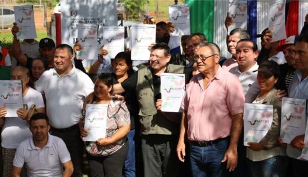 Indert con la meta de entregar 8.000 títulos de propiedad en el departamento de Guairá