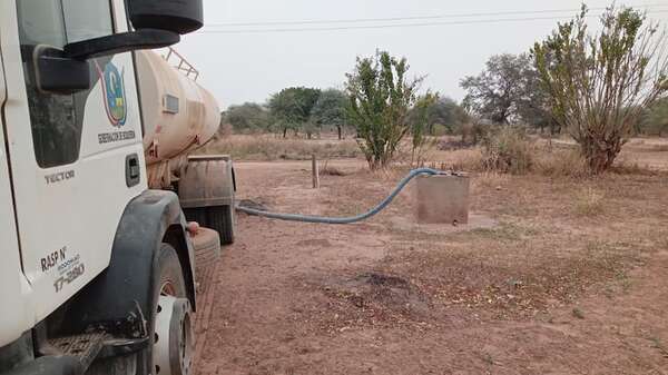 Chaco: más de 3,5 millones de agua ya fueron enviados ante sequía - Noticias del Chaco - ABC Color