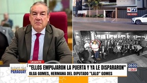 Hermana del diputado Gomes dice que procedimiento policial fue "un ataque" - Noticias Paraguay