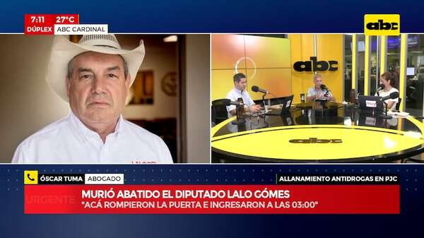Muerte de “Lalo” Gomes: versión del abogado de la familia que desmiente a la Policía - ABC Noticias - ABC Color