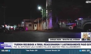 Enrique Riera sobre fatal allanamiento: “El diputado Gomes ofreció resistencia con disparos” – Prensa 5