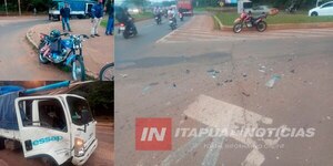 MOTOCICLISTAS HERIDOS TRAS COLISIÓN SOBRE RUTA PY06 EN ENCARNACIÓN  - Itapúa Noticias