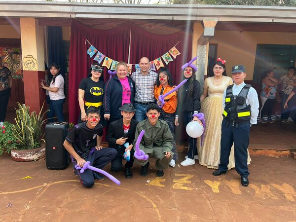 Hinterleitner participó de celebraciones del Día del Niño en Cambyretá