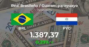 Real Brasileño / Guaraní paraguayo en Paraguay hoy: precio del 19 de agosto - Cotizaciones - ABC Color