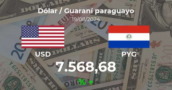 Dólar / Guaraní paraguayo en Paraguay hoy: precio del 19 de agosto - Cotizaciones - ABC Color