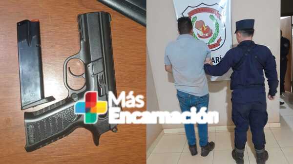 Detienen a un hombre por realizar disparos al aire en Alto Verá.