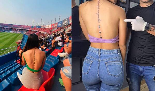 La tierna dedicatoria en redes de un pelotero de Olimpia a la “chica del tatuaje”