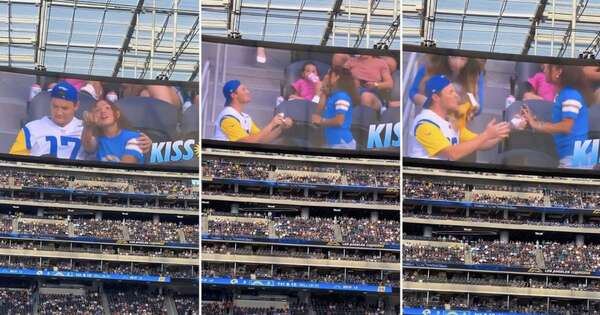 Diario HOY | VIDEO| Joven rechazado en propuesta de matrimonio en estadio se vuelve viral