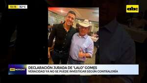 Declaración jurada de “Lalo” Gomes: veracidad ya no se puede investigar según Contraloría - ABC Noticias - ABC Color