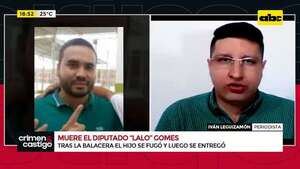 Video: ¿Por qué fue allanado la casa del hijo del diputado Lalo Gomes? - Crimen y castigo - ABC Color