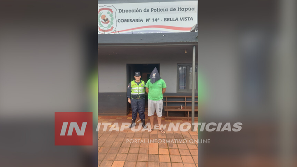 SUJETO FUE DETENIDO EN BELLA VISTA POR VIOLAR SU PRISIÓN DOMICILIARIA - Itapúa Noticias