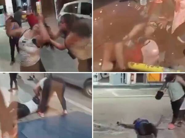 [VIDEO] Violenta pelea entre mujeres ¿por celos?: según la poli, el trasfondo fue por “índole pasional”