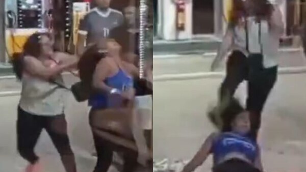 ¡Che Dios! Mujeres se agarraron a los golpes por un hombre