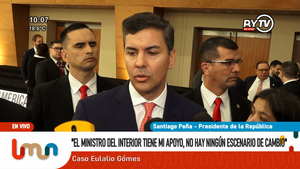 Mandatario reafirma su apoyo al trabajo de las fuerzas de seguridad - .::Agencia IP::.